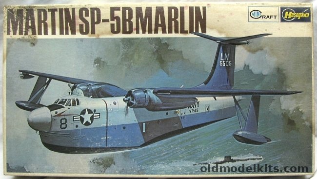 Hasegawa 1/72 Martin SP-5B Marlin - US Navy VP-40 / VP-45 and French Navy, JS063-800 plastic model kit